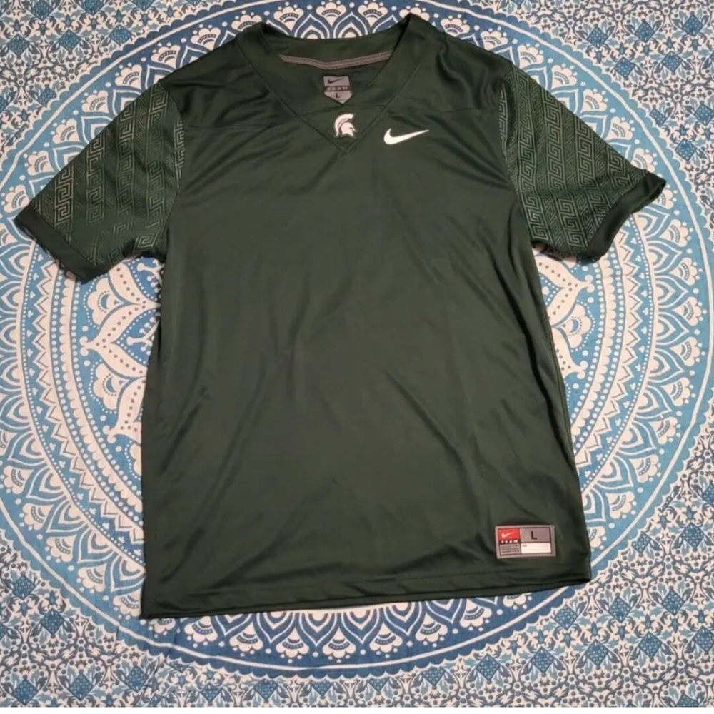 Michigan state football jersey L